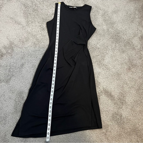 NWT! Michael MICHAEL KORS Black Asymmetric Hem Sleeveless Dress. Size Small. - Picture 11 of 15
